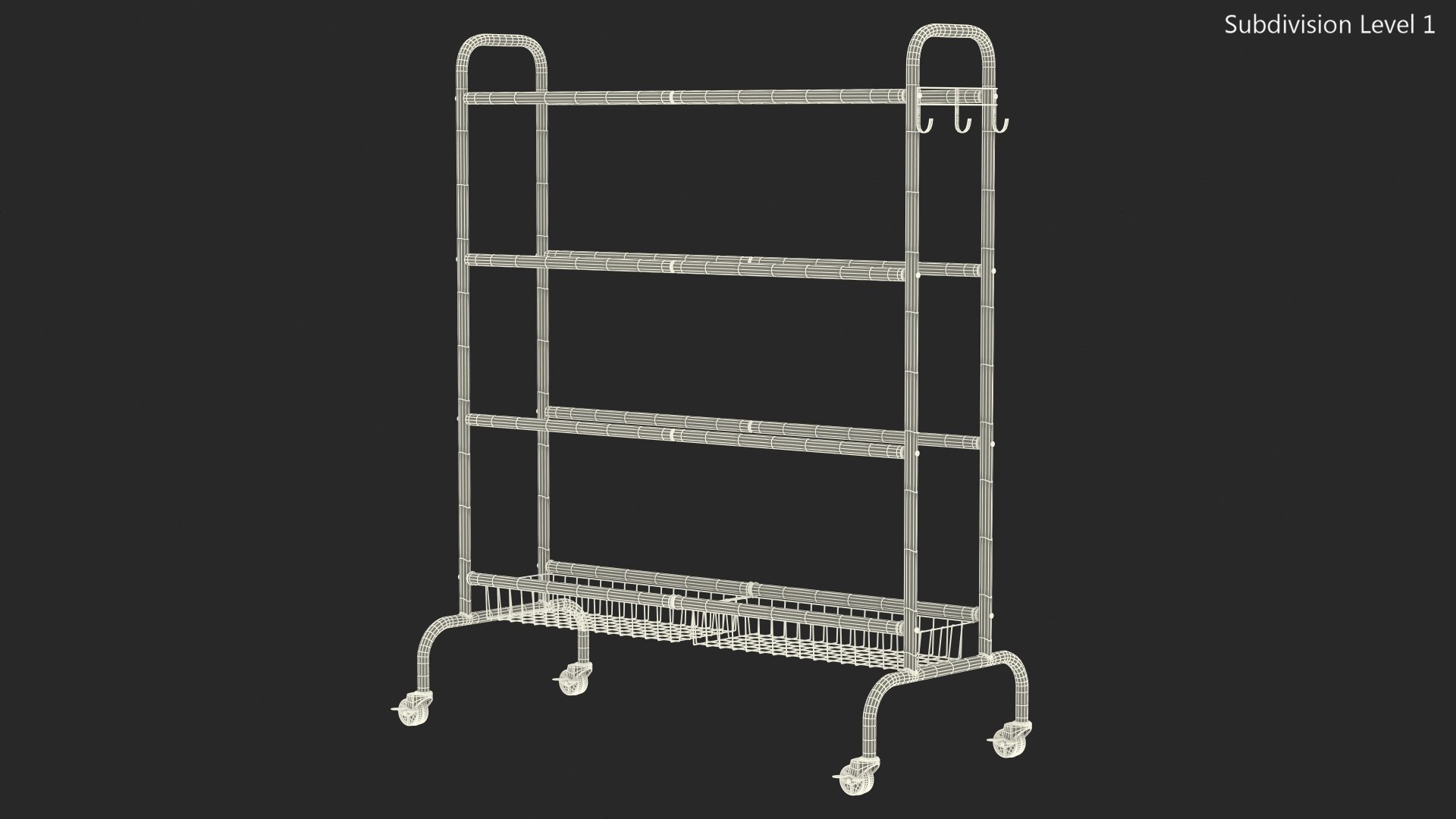 3D Ball Rack Model - TurboSquid 1941671