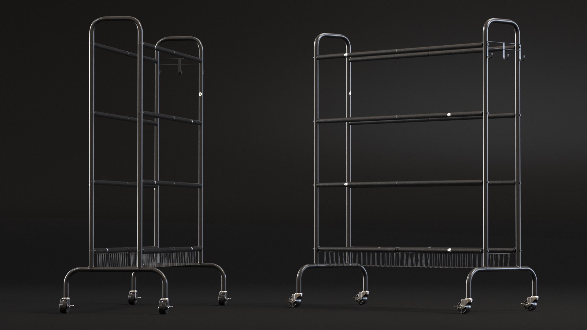 3D Ball Rack Model - TurboSquid 1941671