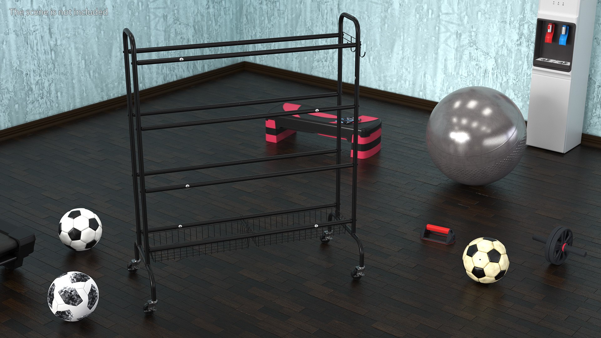 3D Ball Rack Model - TurboSquid 1941671