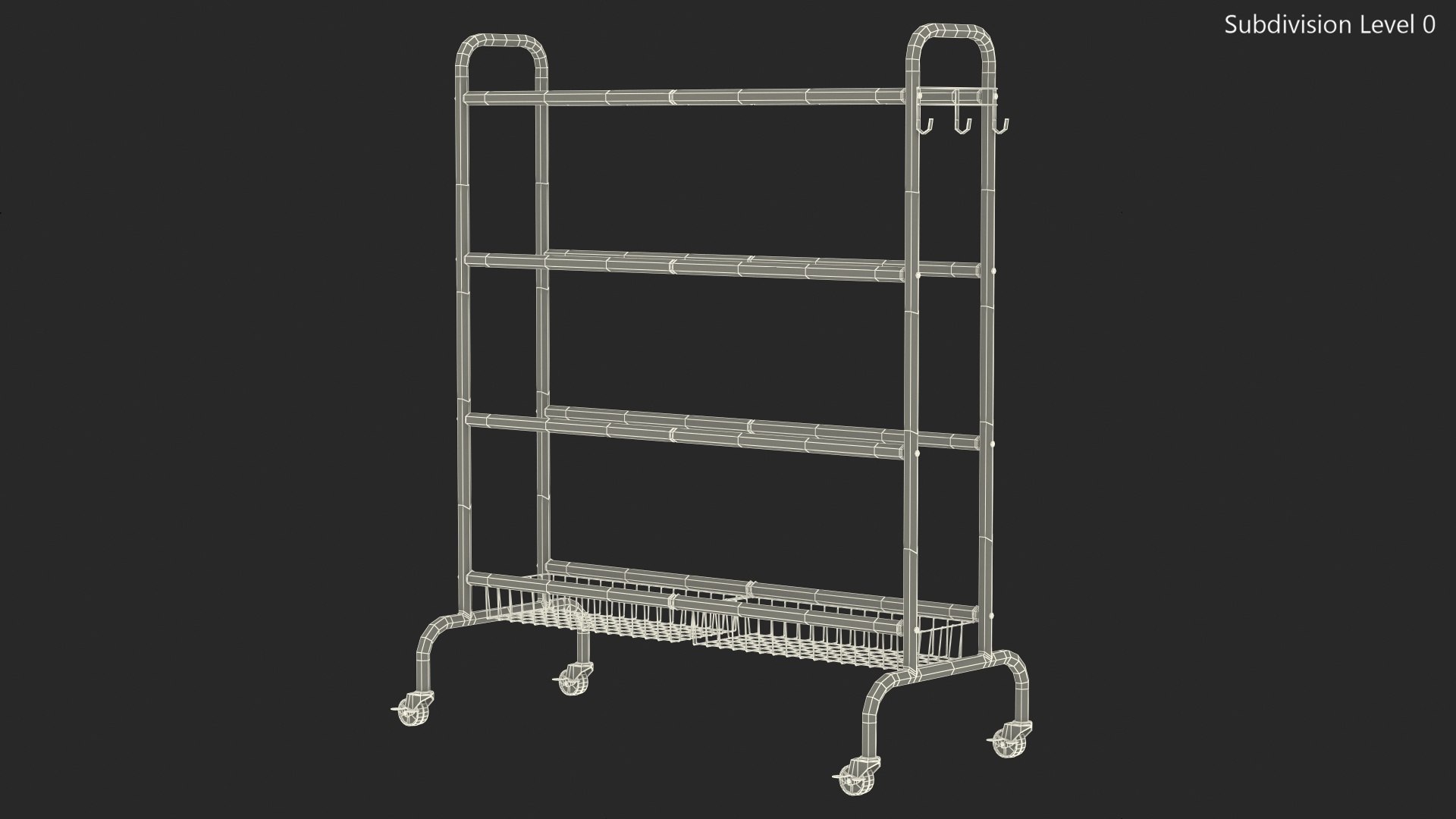 3D Ball Rack Model - TurboSquid 1941671