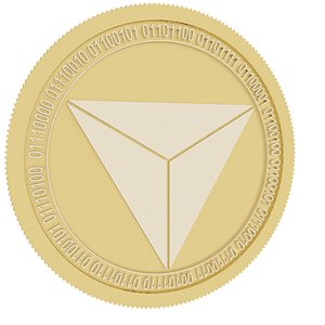 3D pyrexcoin gold coin model