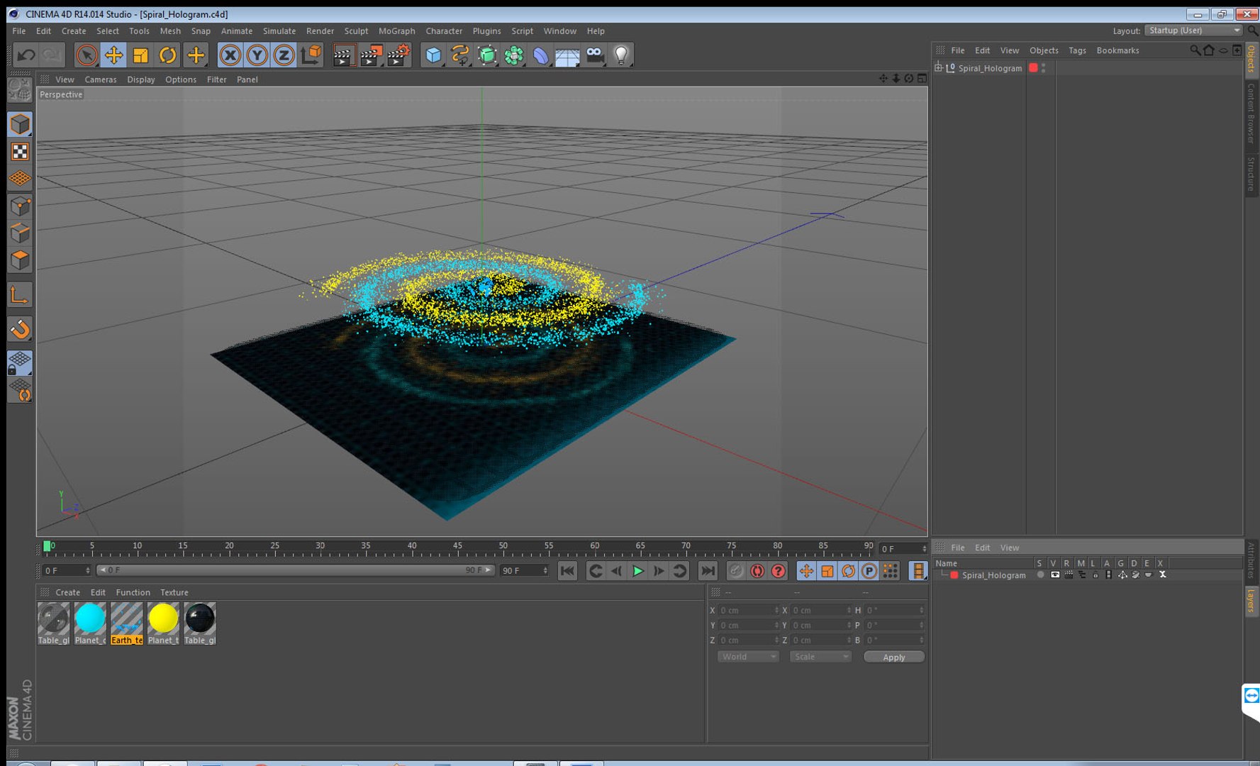 Spiral Hologram Model - TurboSquid 1419748