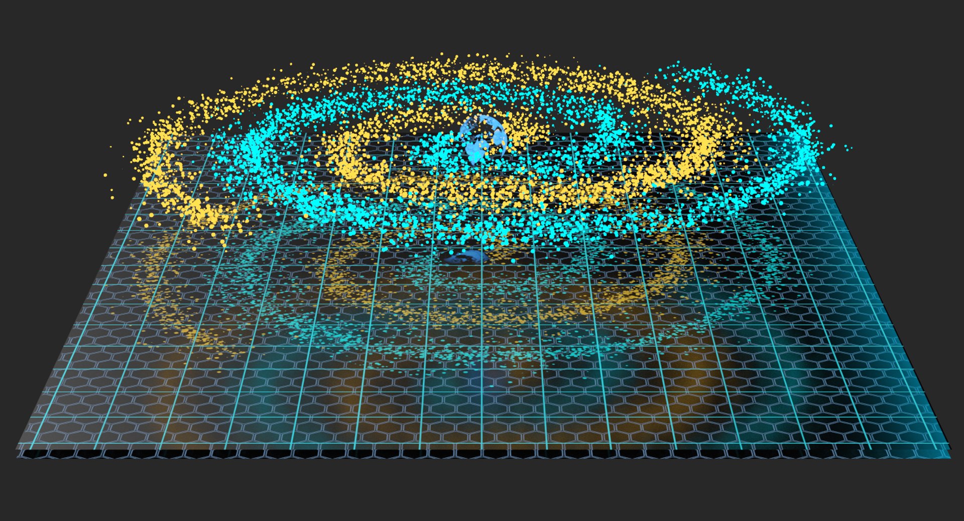 Spiral Hologram 3D Model 3D model preview