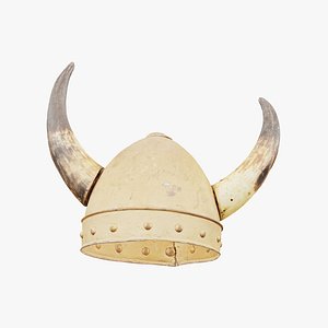 Viking Horn Helmet 3D model