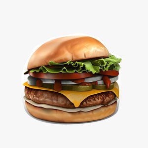 BURGER 3D 3D model