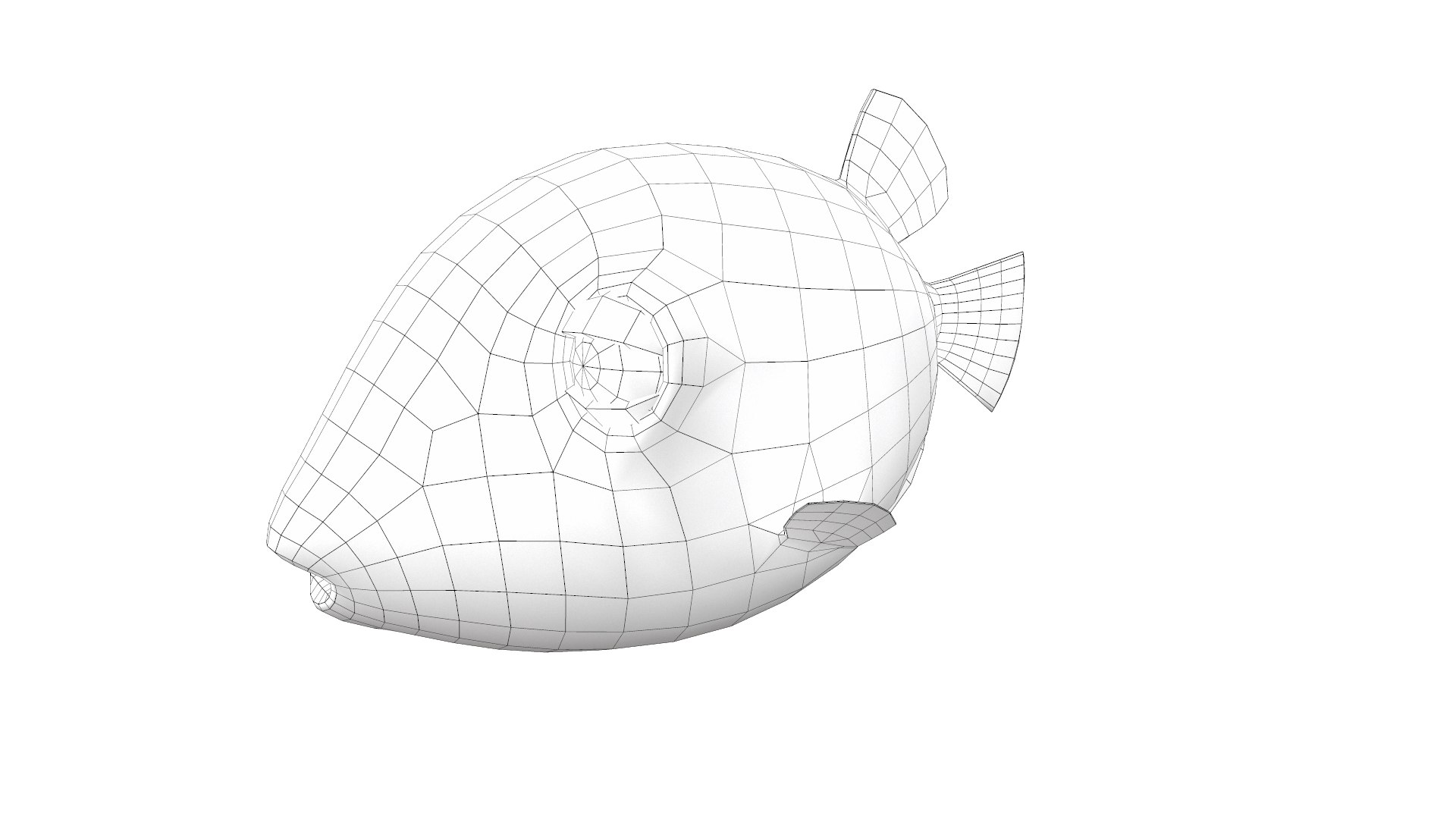 Yellow Box Fish Toon Model - TurboSquid 1586328