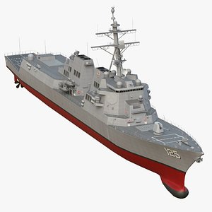 USS Jack H Lucas DDG125 SC 3D model