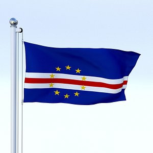 Animated Cape Verde Flag