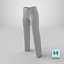 Formal Pants High Level Waist