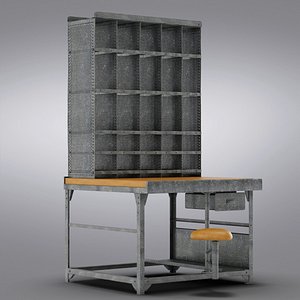 1930s French Postal Desk