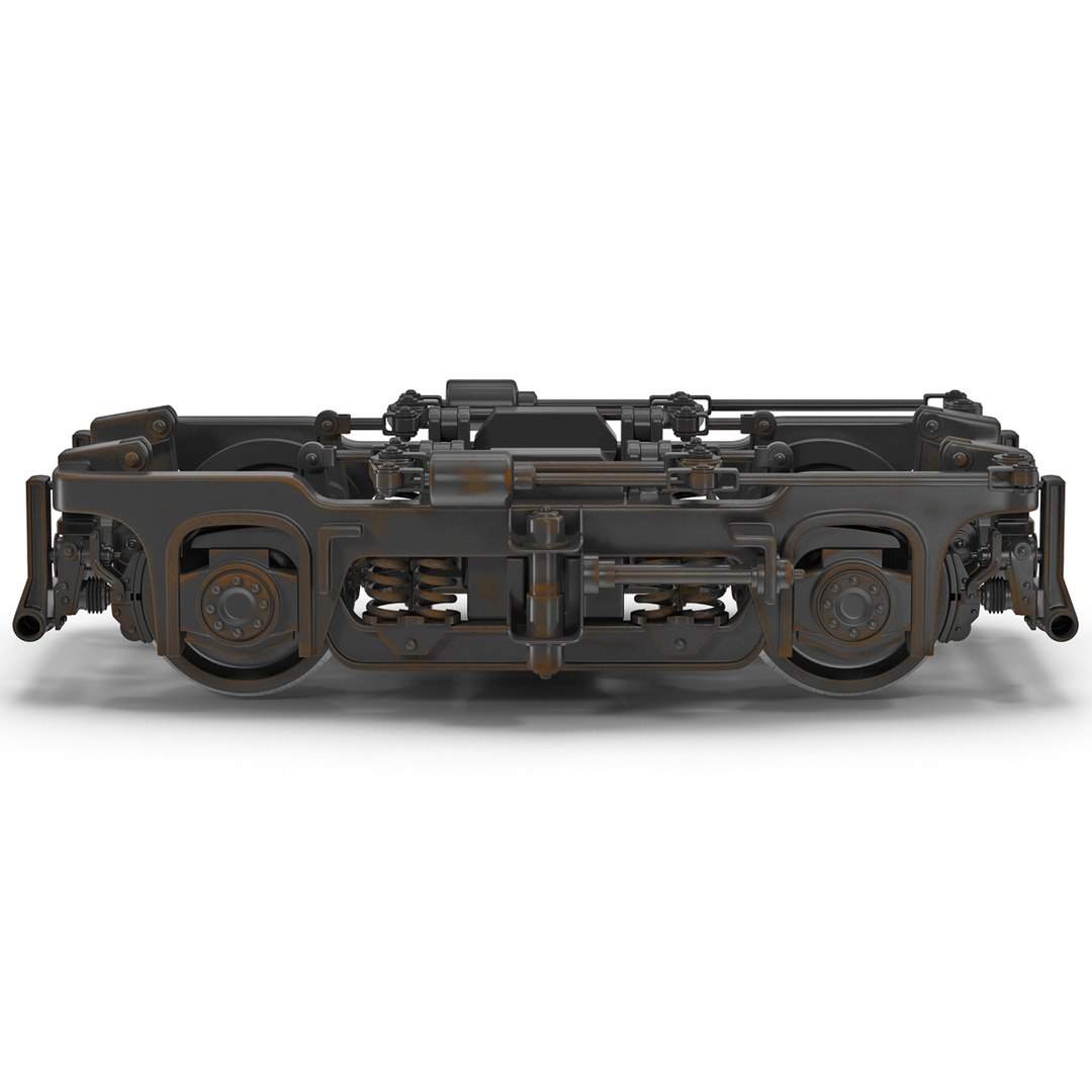Train Wheels 3 3D Model 3D model preview