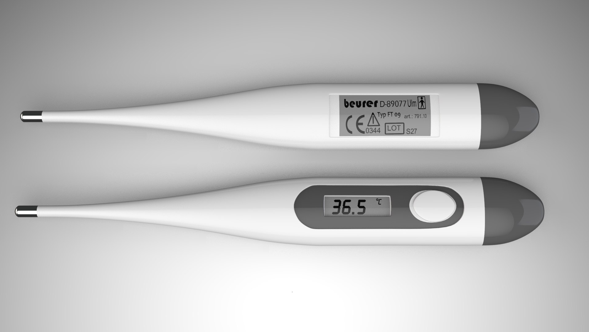 3D Digital Oral Thermometer TurboSquid 1723583