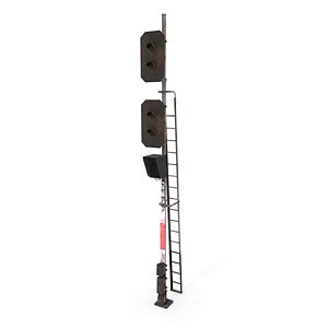 railway traffic light 2 model