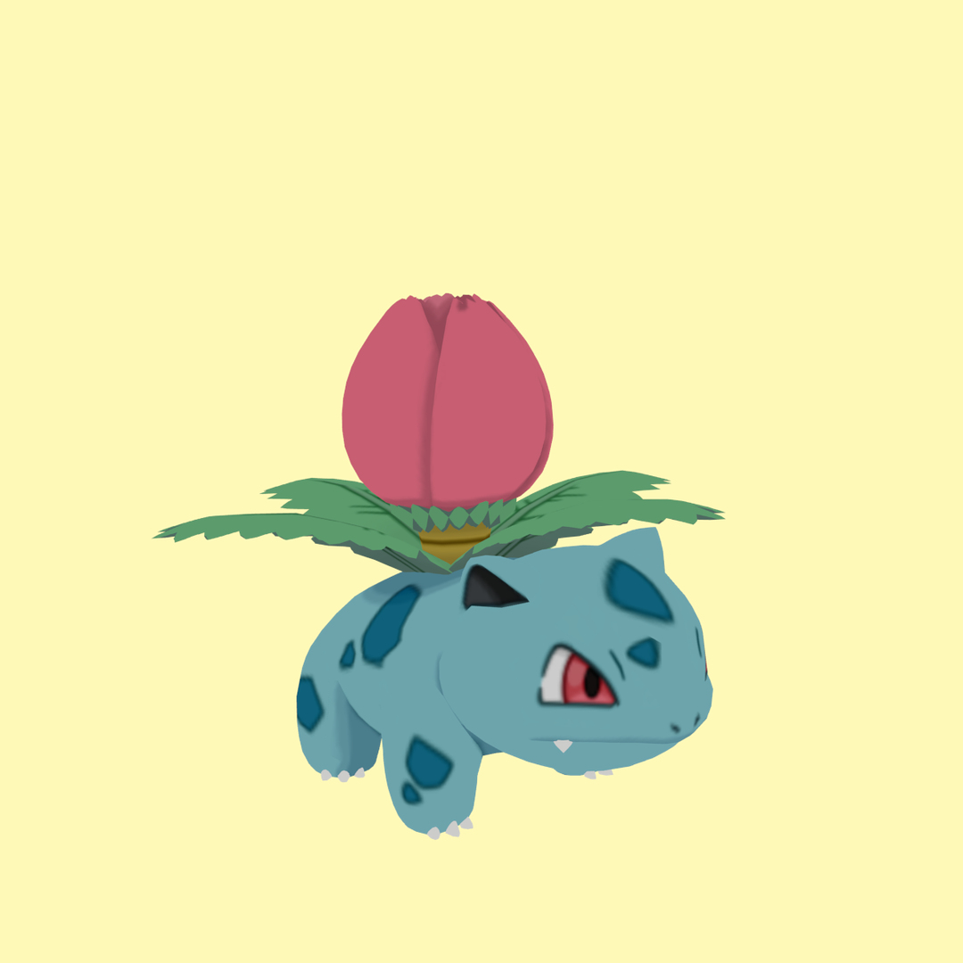 3D Pokemon Ivysaur - TurboSquid 1641237