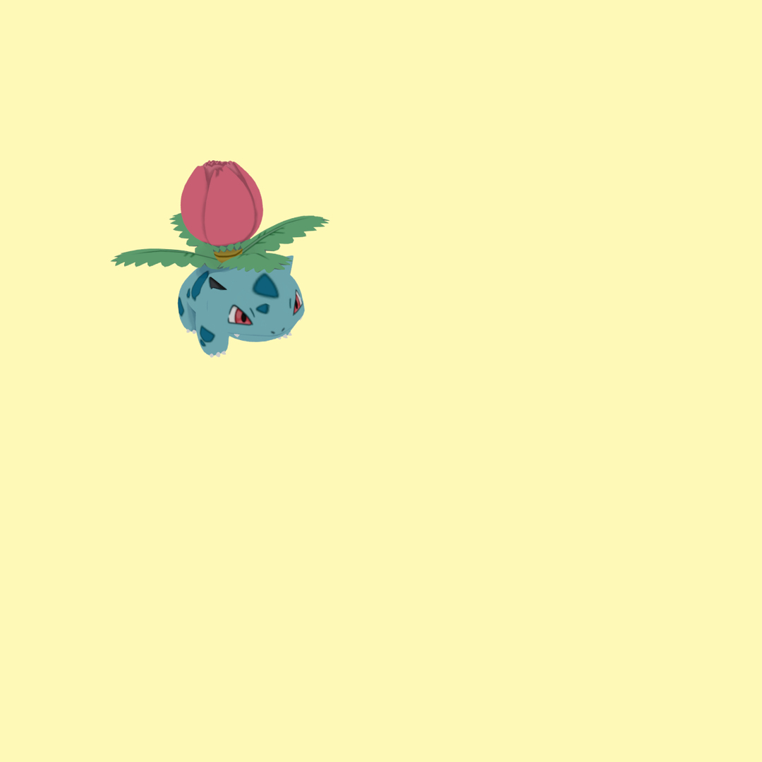 3D Pokemon Ivysaur - TurboSquid 1641237
