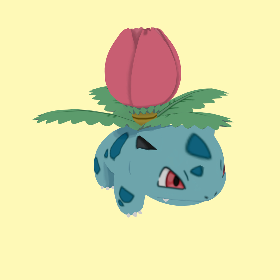 3D Pokemon Ivysaur - TurboSquid 1641237