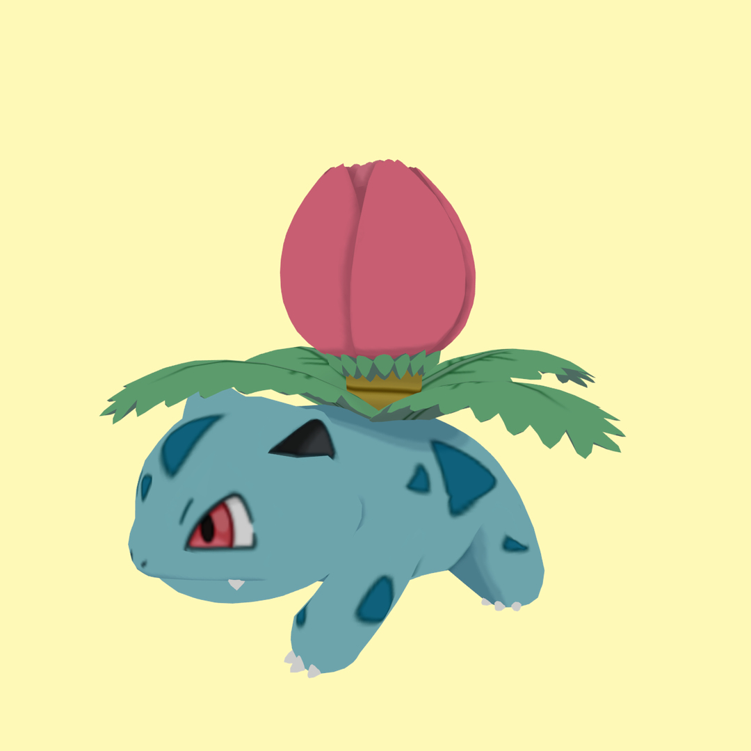 3D Pokemon Ivysaur - TurboSquid 1641237