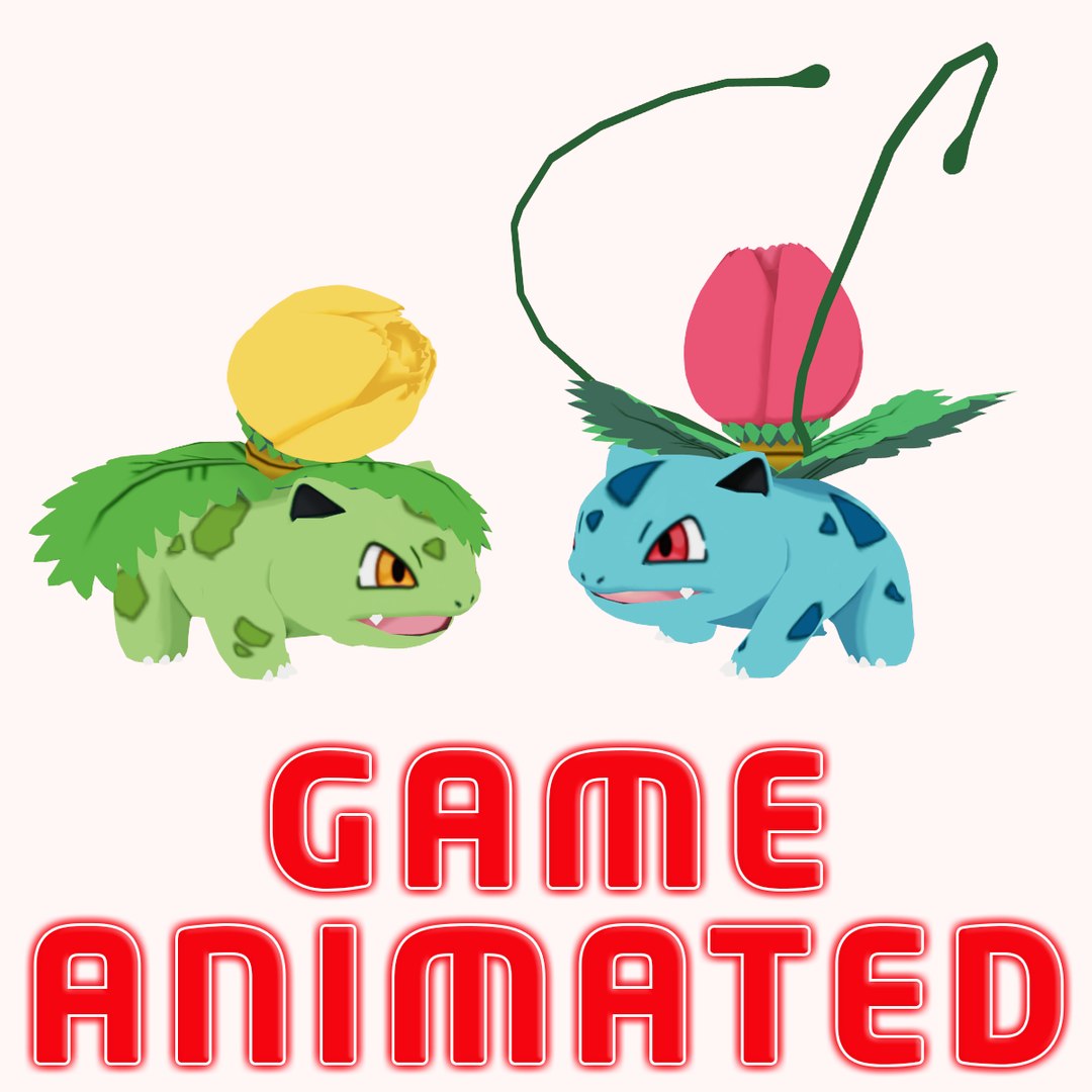 3D Pokemon Ivysaur - TurboSquid 1641237