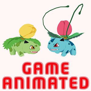 3D pokemon ivysaur