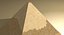 3D Egyptian pyramids set