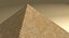 3D Egyptian pyramids set