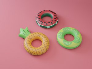 3D inflatable fruits float 3 model