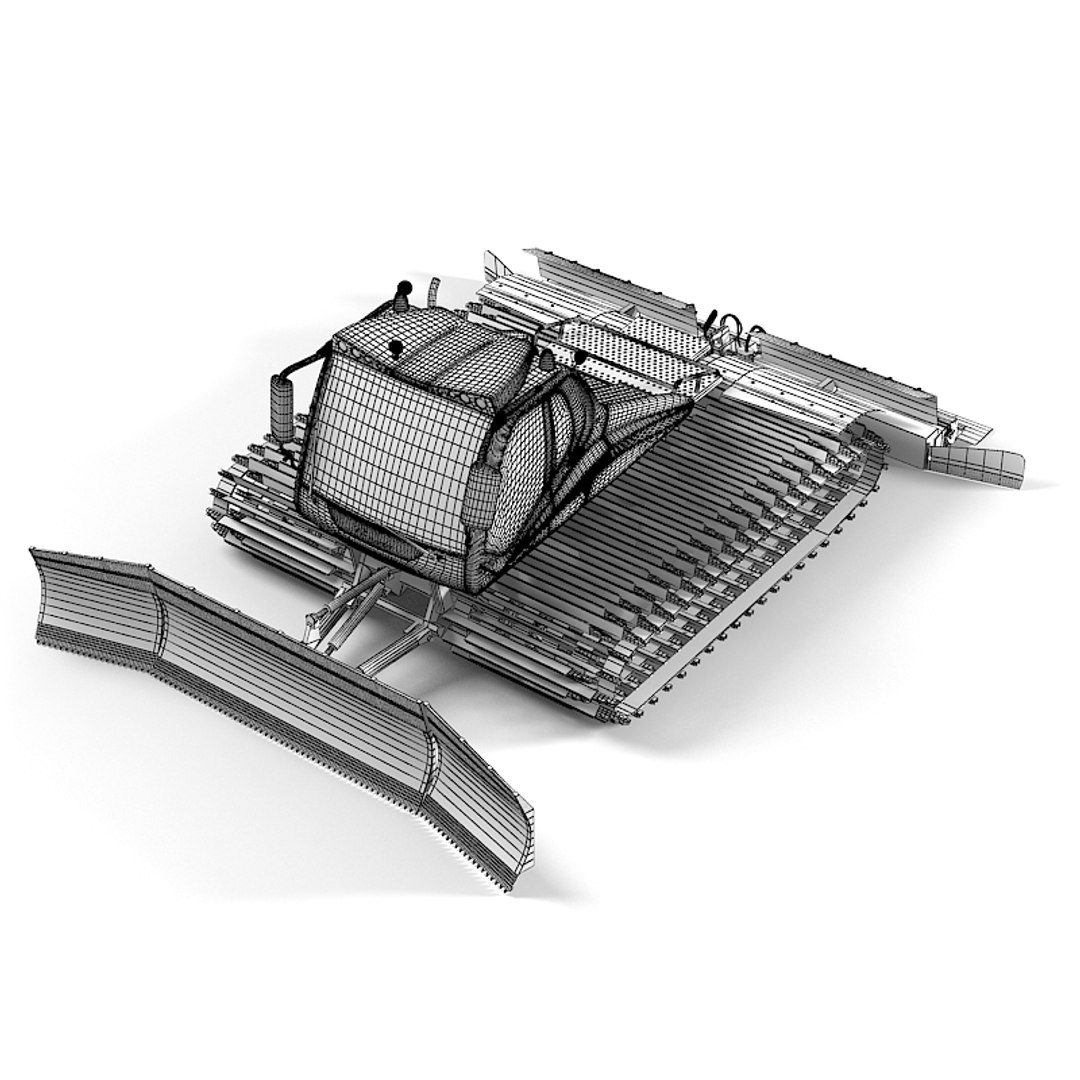 3d Prinoth Beast Snow Groomer