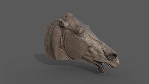 3D Head of the Horse of Selene
