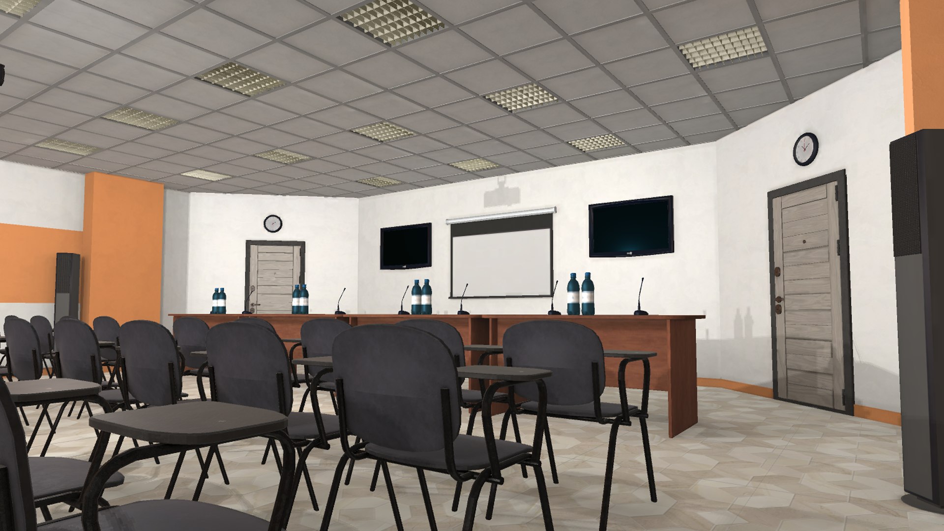 3D vr conference hall - - TurboSquid 1416252