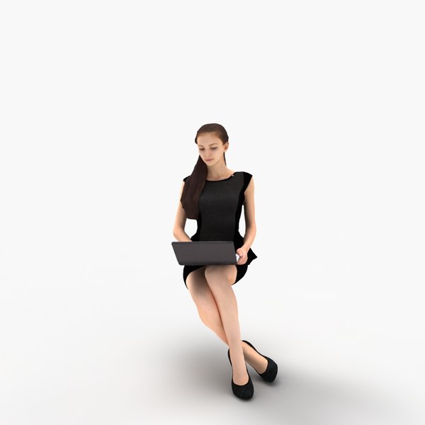 woman businesswoman business 3d model