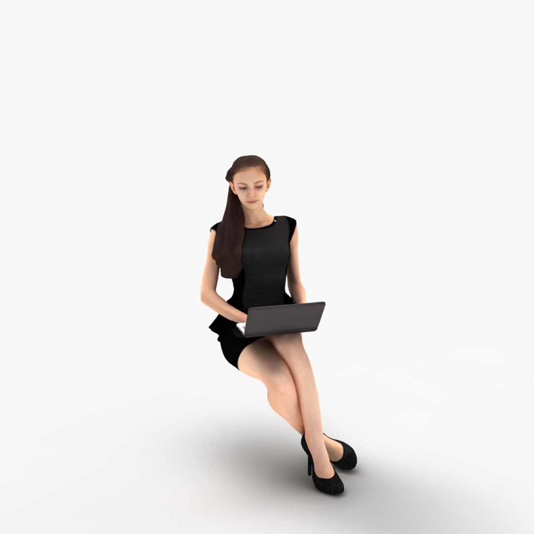 Woman Businesswoman Business 3d Model