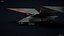 Futuristic Sci-Fi AirForce Space ShipTransport