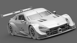3D Nissan Z400 GT500 Super GT 2022 2023 Nismo Exterior Interior model