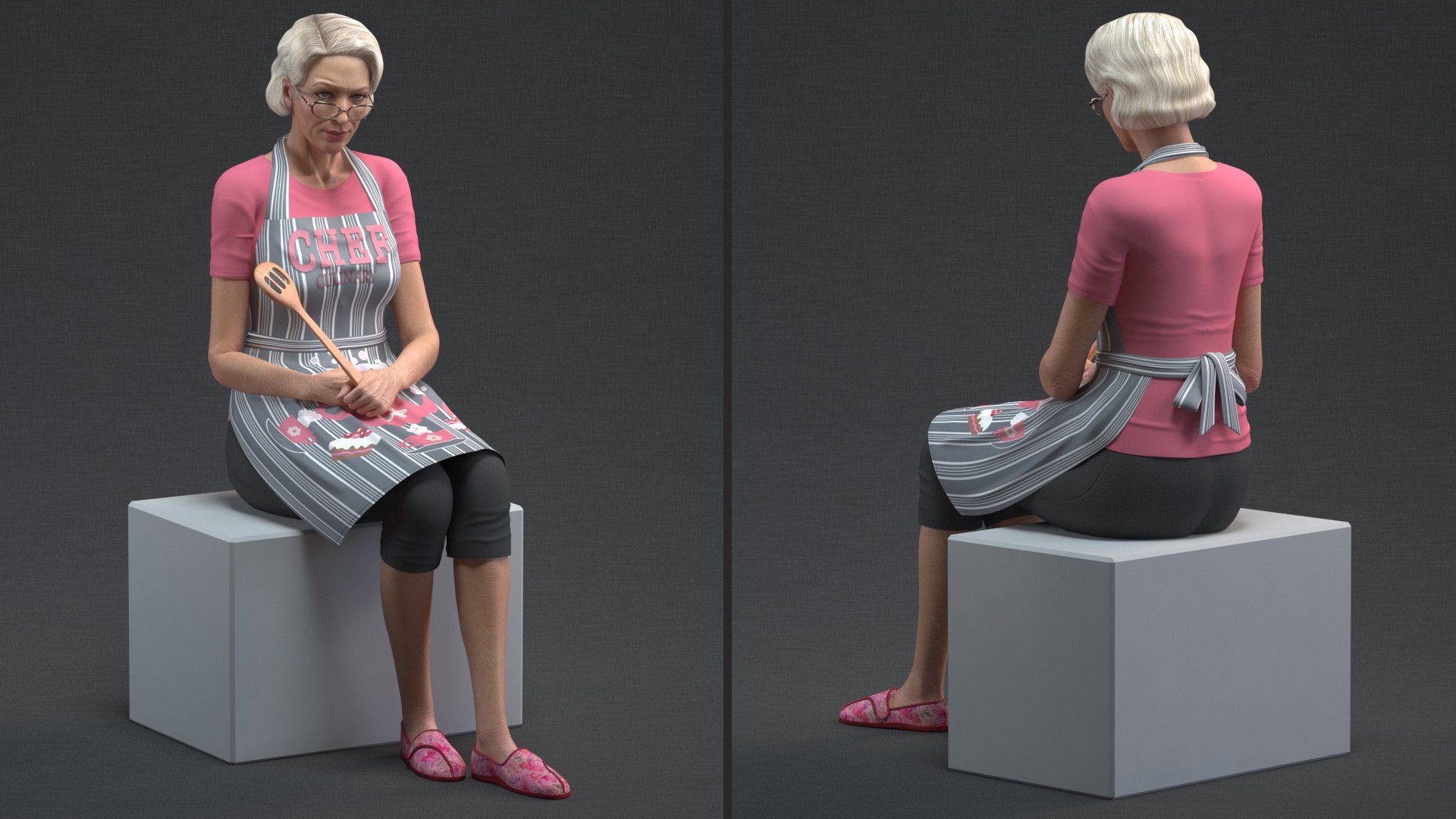 elderly woman wearing kitchen 3D model https://p.turbosquid.com/ts-thumb/rV/m85hrv/gyNivsZn/elderlywomanwearingkitchenapronriggedvray3dmodel009/jpg/1597052722/1920x1080/fit_q87/bcdedc957a307b27e1239d9d6198e8b7abb4edd8/elderlywomanwearingkitchenapronriggedvray3dmodel009.jpg