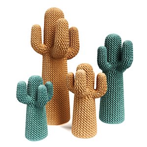 3D Cactuses decoration art model