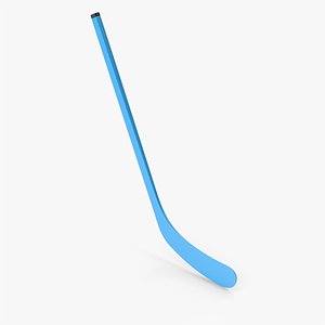 Blue Hockey Stick 3D model