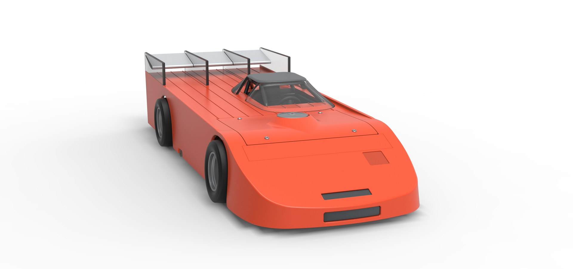 3D Model Vintage Asphalt Outlaw Super Late Model Scale 1 To 25 ...