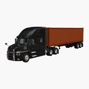 mack anthem container trailer model