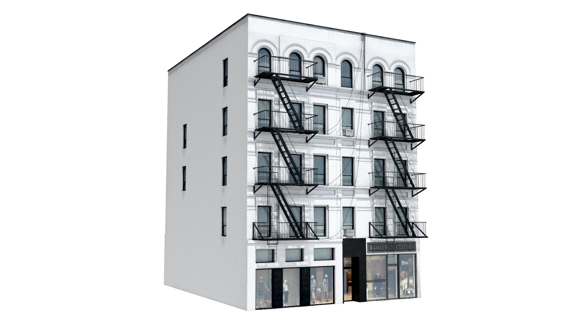3D Model Manhattan Building 03, 8K PBR Textures - TurboSquid 1730487