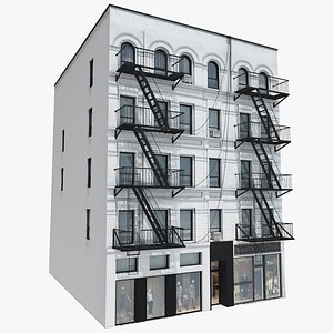 3D model Manhattan Building 03, 8K PBR Textures