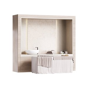 Modern spa and accessories 09 3D