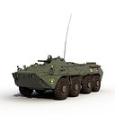 Amphibious Armoured Personnel Carrier BTR-80