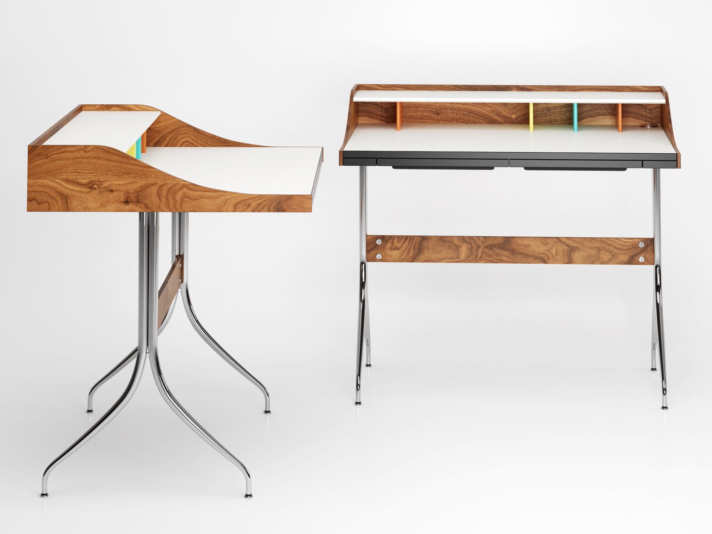 Nelson Swag Leg Desk 3D TurboSquid 1308348