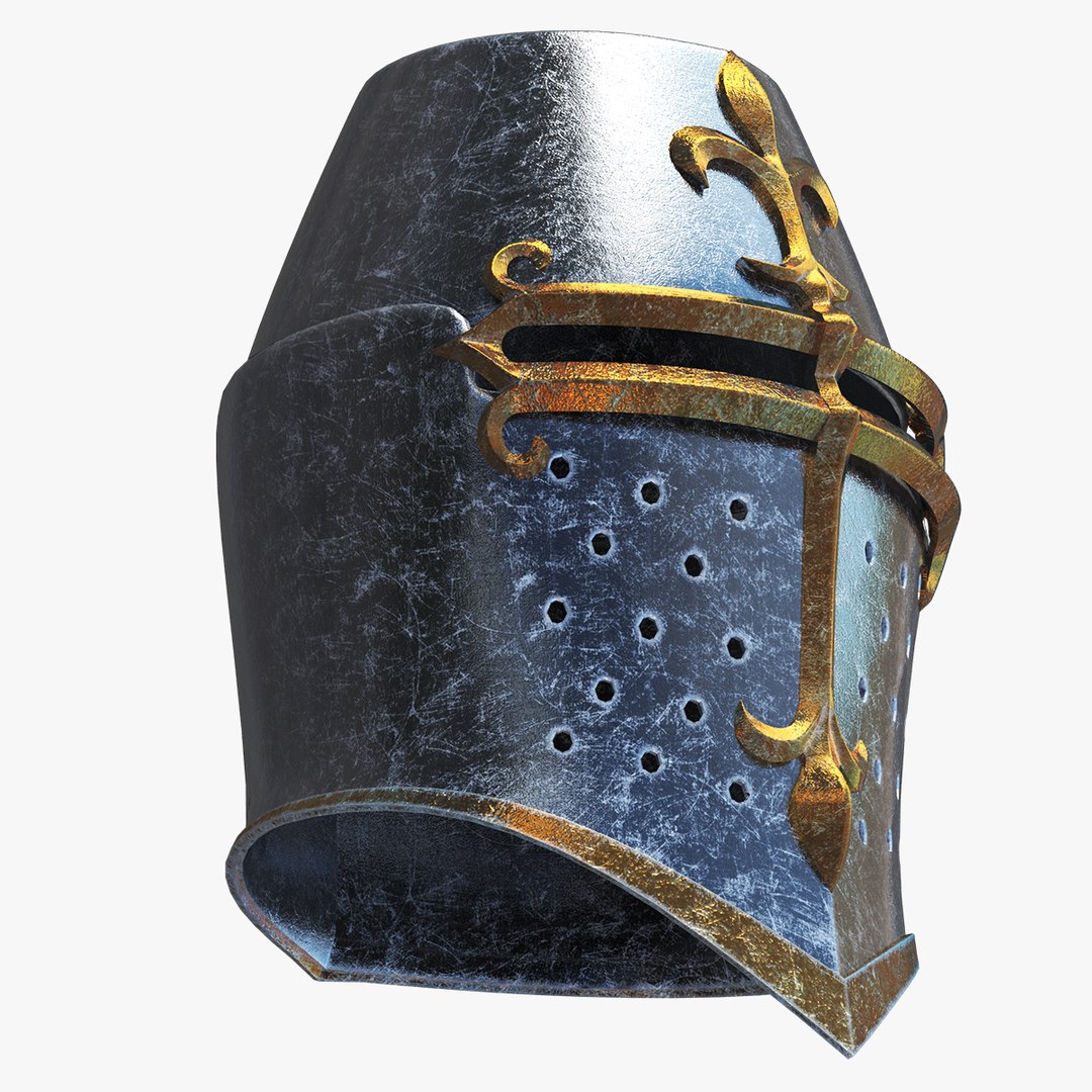 3D crusader helmet - TurboSquid 1231582