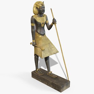 3D model Tutankhamun Guardian - Younger Brother
