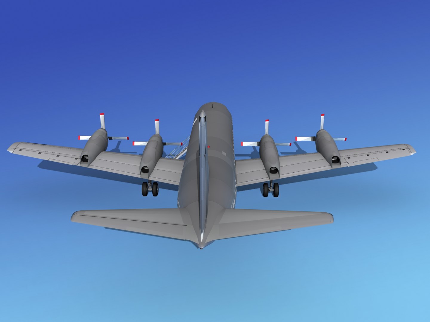 3d Model Propellers Electra Lockheed