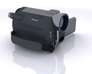 3d max video camera cam