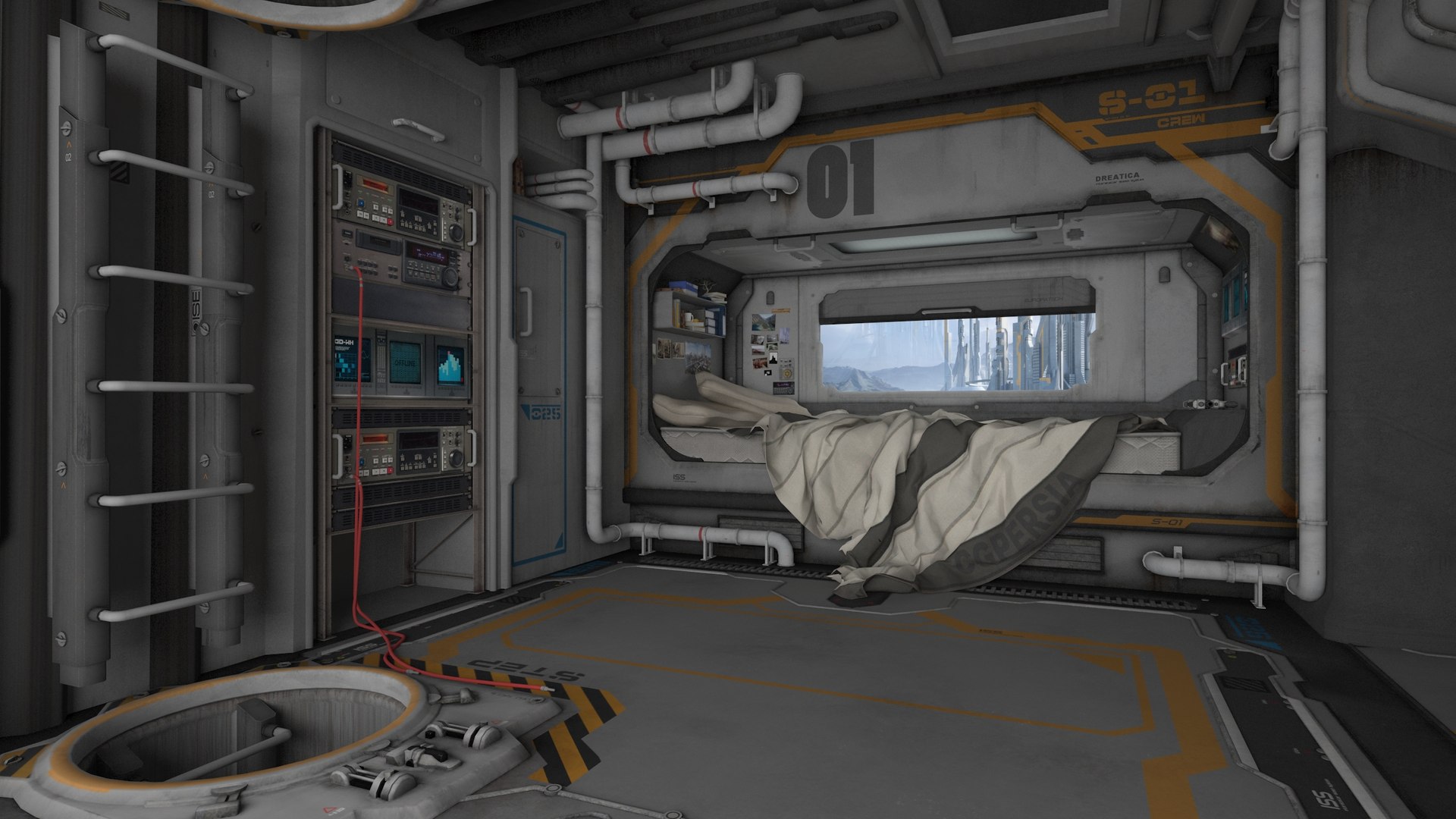 Sci Fi Interior 3D Model 3D Model - TurboSquid 2060251
