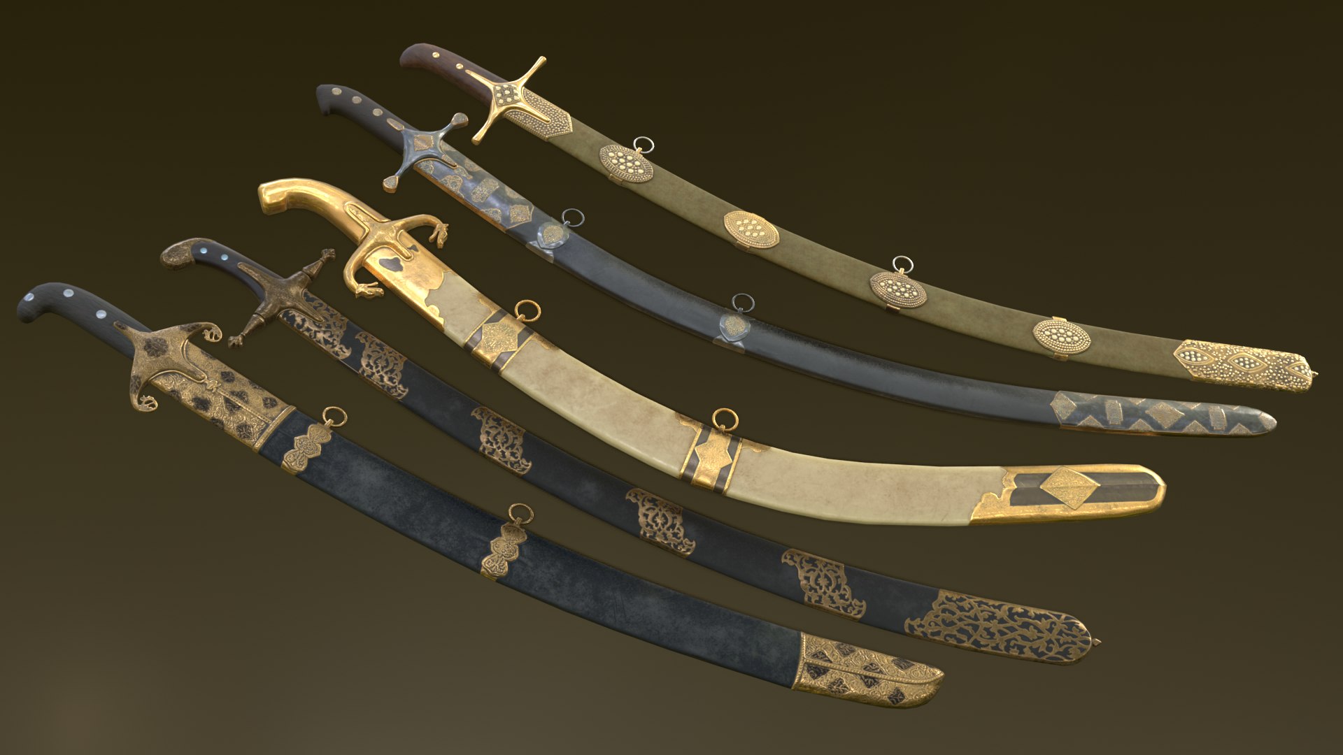 set turkish sabers 3D model https://p.turbosquid.com/ts-thumb/rW/Mtqkue/bnbTs6fL/turkishsabers01/png/1604247971/1920x1080/fit_q87/a49b9b85b034878f6bb7618b3eab29c108139287/turkishsabers01.jpg