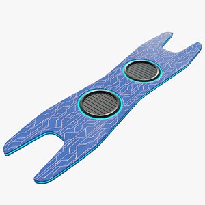 Sci-Fi Hoverboard 1 All PBR Unity UE Textures included